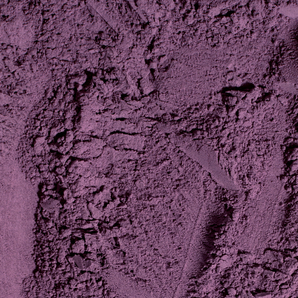 Poudre de ube L'Iconique Seven Taste : texture macro, violet doux et soyeux